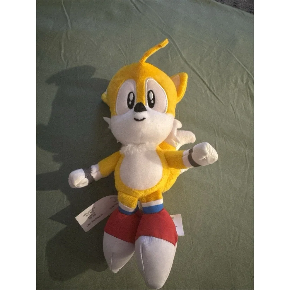 Sonic Tails plush figure 2022 Jakks Pacific Yellow Mini Plushie Collectors